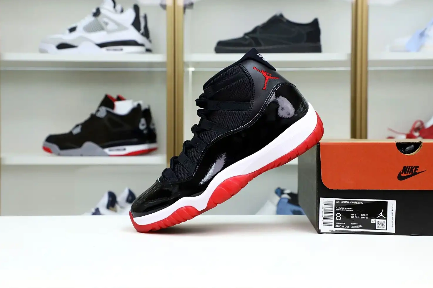 Kimikick RETRO 'BRED' AIR 11 JORDAN 2019 0516